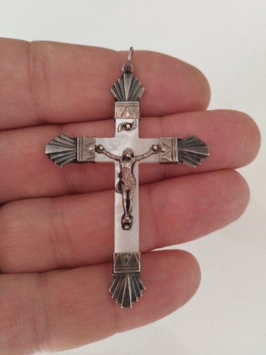 Ancien pendentif croix - ancien, christ