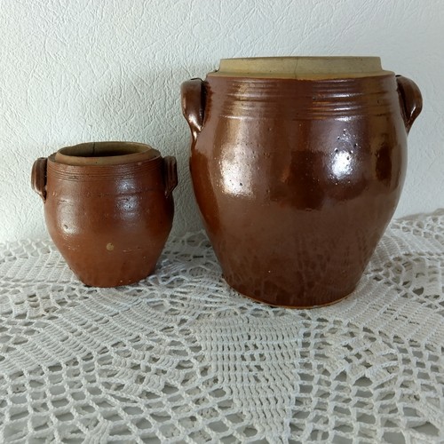 Lot anciens pots saloirs - lot,