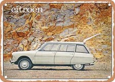 METAL SIGN - 1965 Citroen AMI