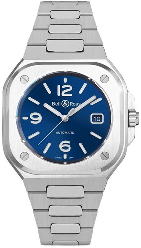 Bell ross acier bleu - 05,