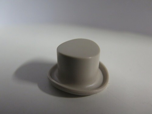 Chapeau haut forme gris - de,