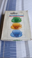 6 Tasses et soucoupes Thé Café VERECO FRANCE, neuf mais ancien
