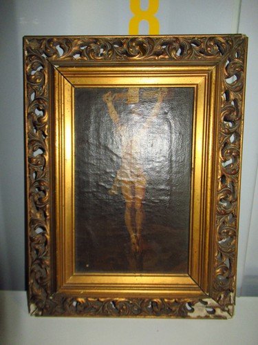 Ancien tableau jésus - tableau, sur