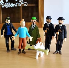✅ LOT DE 6 FIGURINE TINTIN