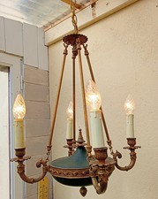 ANCIEN LUSTRE STYLE EMPIRE