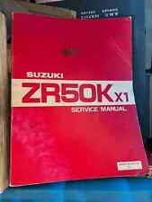 Used 1970's Genuine Suzuki ZR50Kx1 Service Manual Book Workshop, 99500-10150-01E