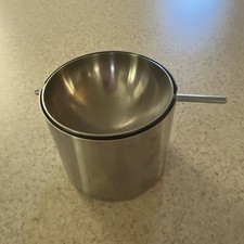 Stelton Denmark Cylinda Arne Jacobsen Revolving Cendrier Ashtray 1960s