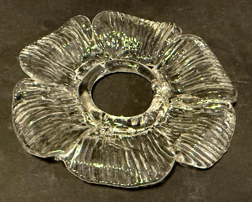 Fleur bobeche verre de - fleur,