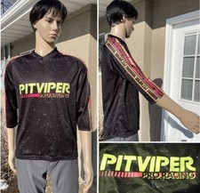 PIT VIPER mtb jersey mountain dirt bike enduro moto mtx DH ventilated neon men S