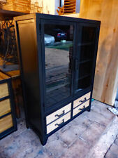 Bibliothèque vitrine 4 portes