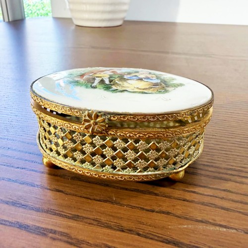 Boîte bijoux limoges - boîte,