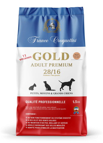 Croquette pour chien gold - pour,