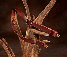 USA Brown Leather Slider