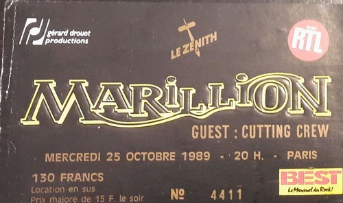 Billet ticket concert - billet,
