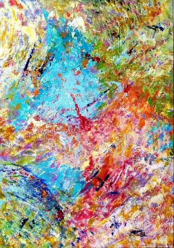 Abstract painting art - painting,