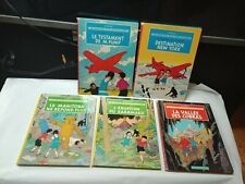 5 VTG Comic Book French BD AVENTURES de JO ZETTE & JOCKO HERGÉ CASTERMAN TINTIN