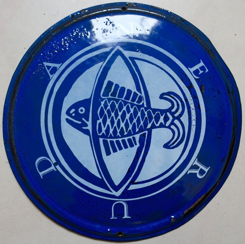 Ancienne plaque emaillee - ancienne,