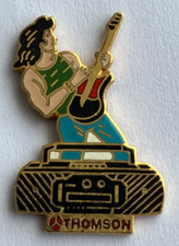 71 - Pin's THOMSON RADIO SET - HARD ROCKER ELECTRIC GUITAR