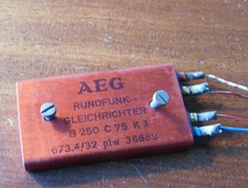 AEG Rundfunk-Gleichrichter TSF Graetz Melodia 519 Raumklang RADIO röhrenradio