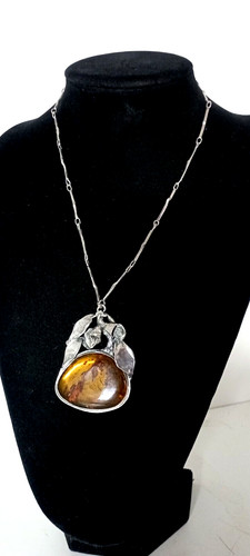 Ancien collier ambre - ancien, naturel