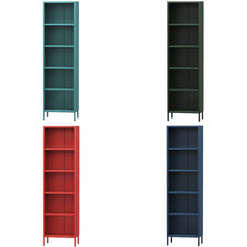 Bibliotheque Etagere Rangement et Métal - Mario | 4 Étagères Réglables