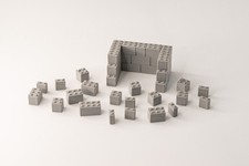 Lot 40 blocs béton type lego