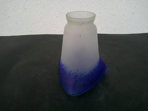 Tulipe pate verre art deco - tulipe, de