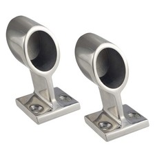 1 pair of handrail fittings for sturdy pole, fittings from 1808