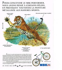ADVERTISING 1990 MBK bicycle