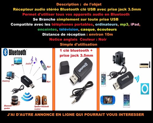 Récepteur audio stéreo