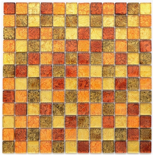 Mosaïque miroir structure - miroir, or