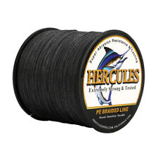 HERCULES 6lb-300lb Black Braided Fishing Line Extreme 100M-2000M 100% PE Super