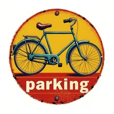 Plaque Murale Métal Ronde