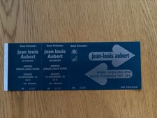 ticket de concert JEAN LOUIS AUBERT