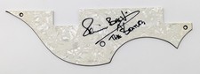 Pete Best THE BEATLES Signed Autograph Auto Hofner LH Bass Guitar Pickguard JSA