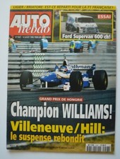 AUTO HEBDO n°1047 august 1996 Ford Supervan Koenigsegg CC BMW AC Schnitzer S3S
