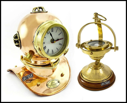 Ancien casque plongée - ancien,