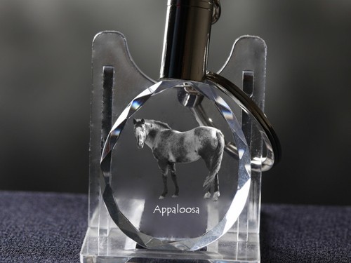Appaloosa cheval cristal rond - appaloosa,,