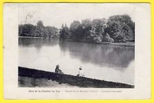 Old postcard BRUSSELS BOIS de la CAMBRE Le LAC Forêt de SOIGNES de LAROUSSE BOOKSHOP