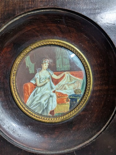 Peinture miniature portrait - miniature,