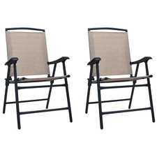 2x Chaises de Jardin Pliables