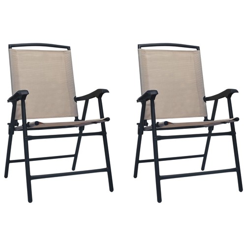 Chaises jardin pliables - 2x, de