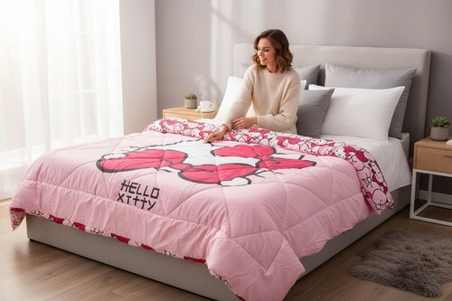 Couette hello kitty 240x220cm - hello,