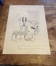 Grand Dessin Original Signé