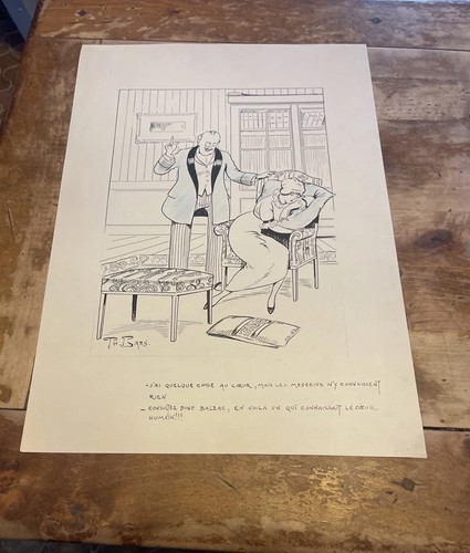 Grand dessin original signé - grand,