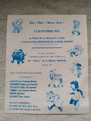 Flyer issu spirou 1853 5ème - issu,