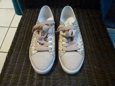 ESPRIT sneackers 40 beige doré étoile / bien lire annonce