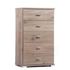 Commode 5 tiroirs en bois