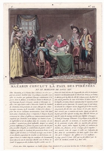 Gravure xviiie paix - xviiie, de