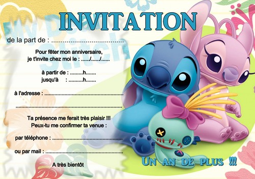 Ou 14 cartes invitation - 12,
